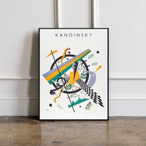 Wasilly Kandinsky Print, Wasilly Kandinsky Poster, Wasilly Kandinsky Art, Bauhaus Print, Bauhaus Exhibition Poster, Abstract print