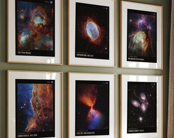 Set of James Webb Space Telescope Poster Prints, Wall Decor, Space print, Solar System poster, NASA print, James Webb Art, Astronomy poster