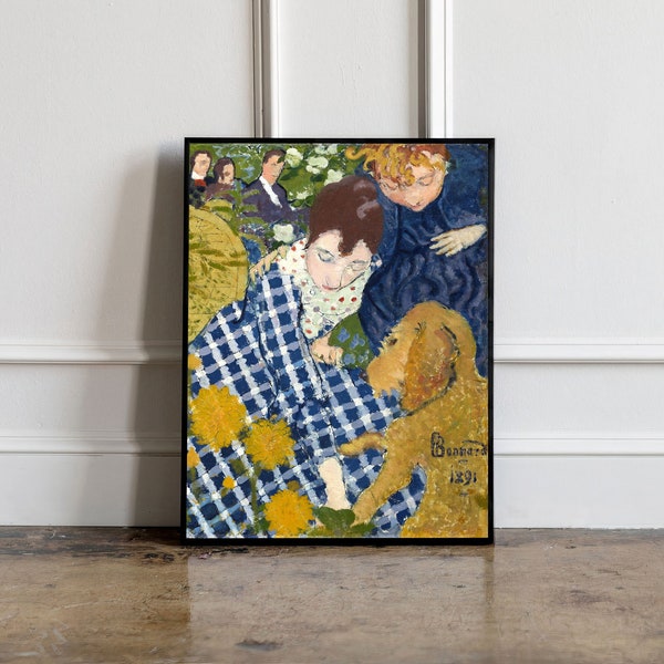 Pierre Bonnard Print, Pierre Bonnard Poster, Pierre Bonnard wall art, Pierre Bonnard wall decor, Exhibition Print, Bonnard Dog print