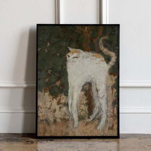 Le Chat Blanc 1894 by Pierre Bonnard Print the White Cat Etsy