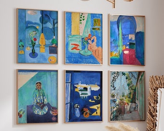 Set of Henri Matisse exhibition Poster, Henri Matisse exhibition Print, Henri Matisse Wall art, Matisse wall decor, Birthday Gift