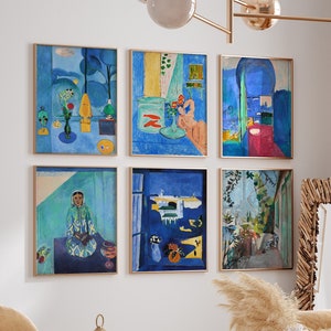 Set of Henri Matisse exhibition Poster, Henri Matisse exhibition Print, Henri Matisse Wall art, Matisse wall decor, Birthday Gift