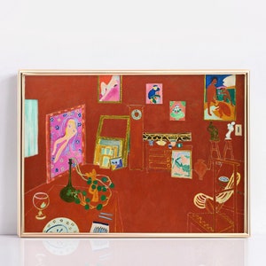 Henri Matisse、INTERIEUR ROUGE、希少高級画集画 Grand intérieur rouge – Henri Matisse – Tokyo Gallery by