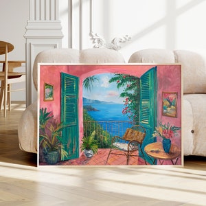Póster de paisaje de Henri Matisse, arte mural de Henri Matisse, impresión de Henri Matisse, impresión de exposición, póster de paisaje de Matisse, idea de regalo para ella
