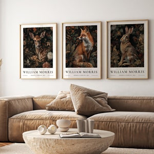 SET OF 3 William Morris Posters, William Morris Print, William Morris wall Art, Nature Prints, Art Nouveau, Vintage Wall Art, Textiles Ar