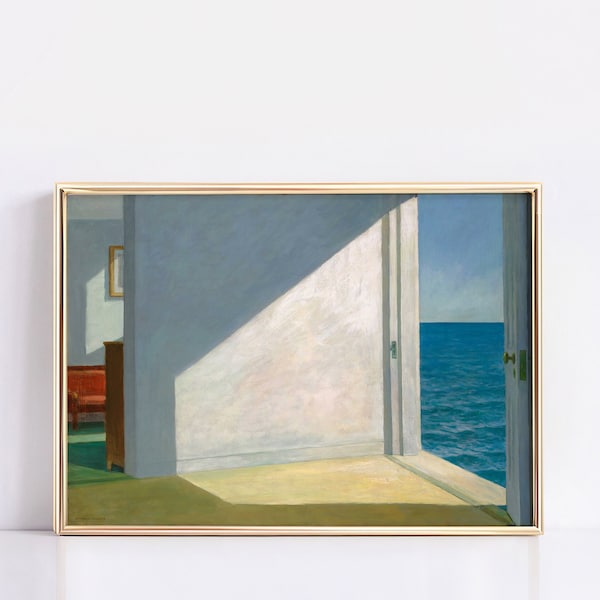 Affiche Edward Hopper Rooms by the Sea (1951), impression Edward Hopper, décoration d'art mural Edward Hopper, impression de l'exposition Edward Hopper