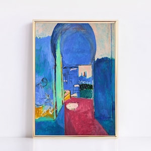 Henri Matisse The Casbah Gate Poster Print, Henri Matisse Wall art decor, Matisse Home Decor, Matisse Wall Decor, Gift Idea, Museum wall art