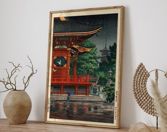 Tsuchiya Koitsu Japanese vintage woodblock poster, Tsuchiya Koitsu Print, Japanese Art Print, Japanese VIntage Art, Japanese modern print