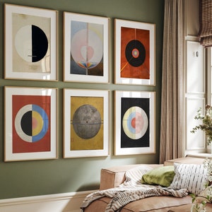 Hilma af Klint Poster Sets, Hilma af Klint exposición Print, Hilma af Klint exposición poster, Hilma af Klint Wall art, Birthday Gift