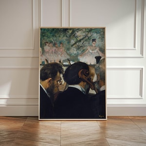 Edgar Degas Ballerinas Print, Degas Ballerina Poster, Degas Exhibition Poster, Degas wall Art, Ballet Print, Ballet Dancer Print