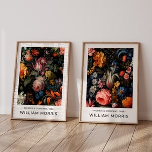 SET OF William Morris Posters, William Morris Print, William Morris Wall Art, Vintage Poster, Floral Print, Bedroom Living Room Wall Art
