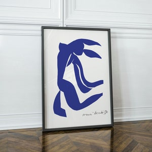 Henri Matisse Print, Matisse Exhibition poster, Minimalist Neutral Wall Art Print, Gift for mum, Abstract Scandinavian decor, Modern Art