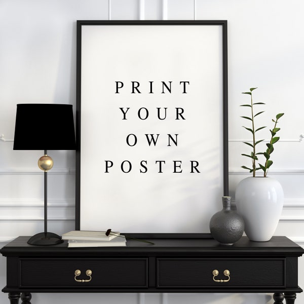 Print your own custom poster, Custom Poster Printing, Personalized Poster, High Quality Print, Movie poster, Wedding Poster, Family Poster