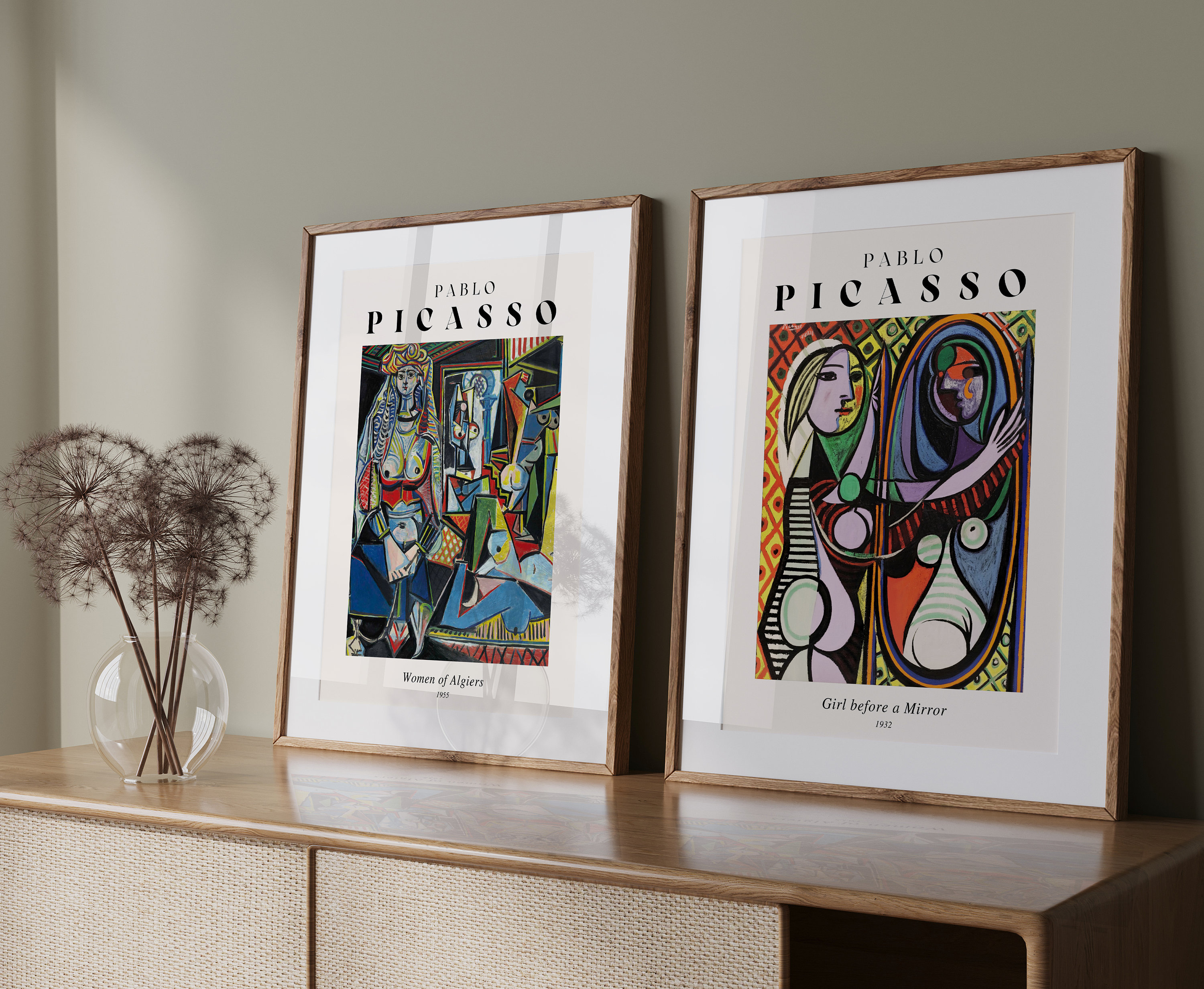 SET OF 2 Pablo Picasso Exhibition Posters, Pablo Picasso