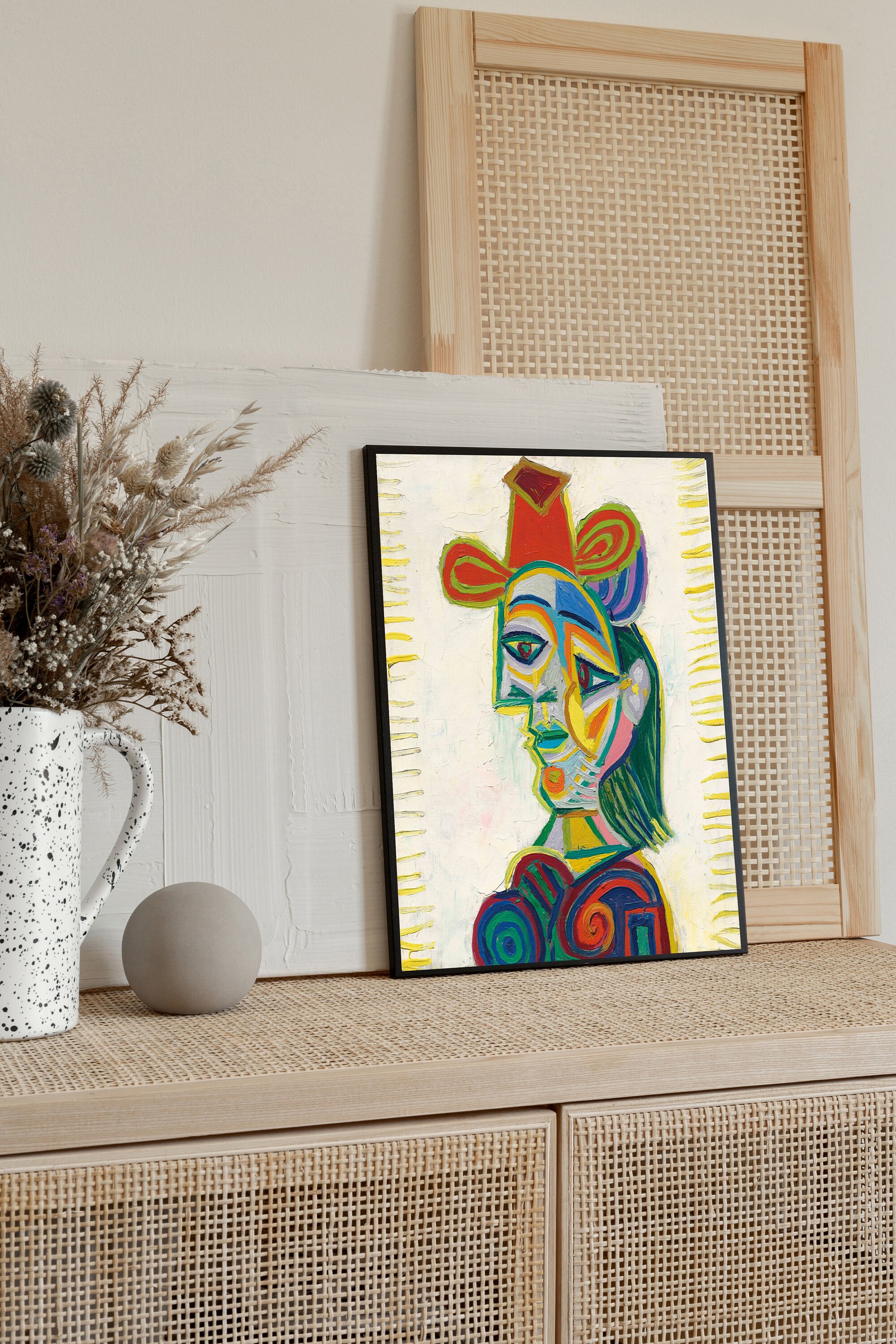 Picasso - Female Print, Pablo Picasso Exhibition Poster, Picasso ...