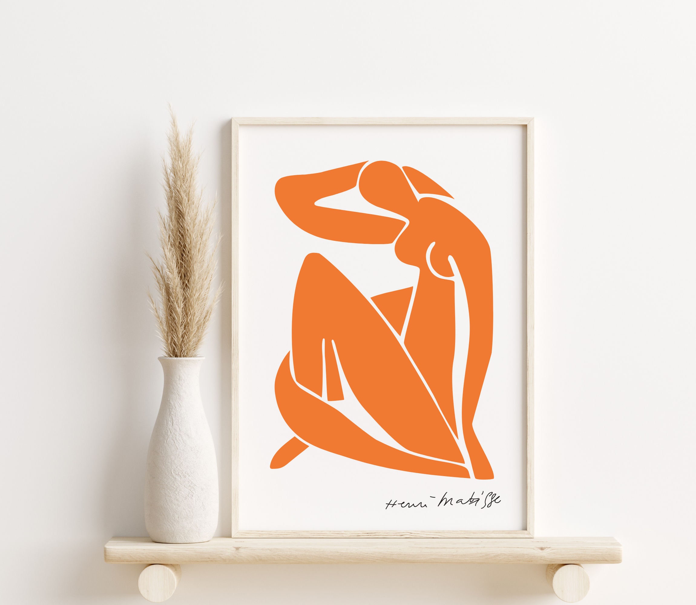 Brown & Beige Matisse Nude: Details - nf7oxpp