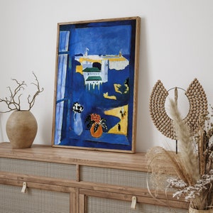 Henri Matisse Window at Tangier Poster, Henri Matisse Wall Art, Henri