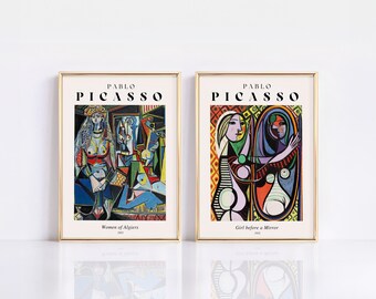 SET OF 2 Pablo Picasso Exhibition Posters, Pablo Picasso