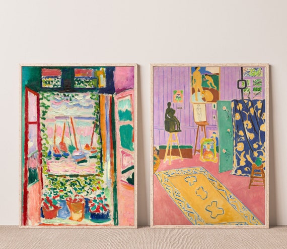 アートポスター アンリ・マティス ミュージアムポスター 楽天市場】□【アンリ・マティス 本格派プレミアム木製額装