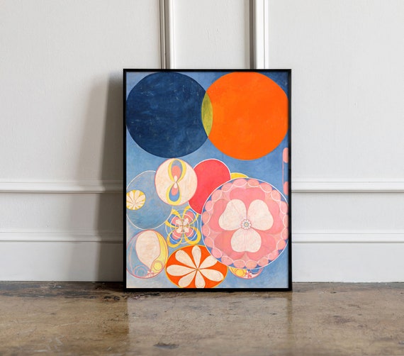 Hilma af Klint Art Print, Hilma af Klint Poster, Abstract Poster, Art Reproduction, Hilma af Klint print, The Ten Largest, No. 2, Childhood