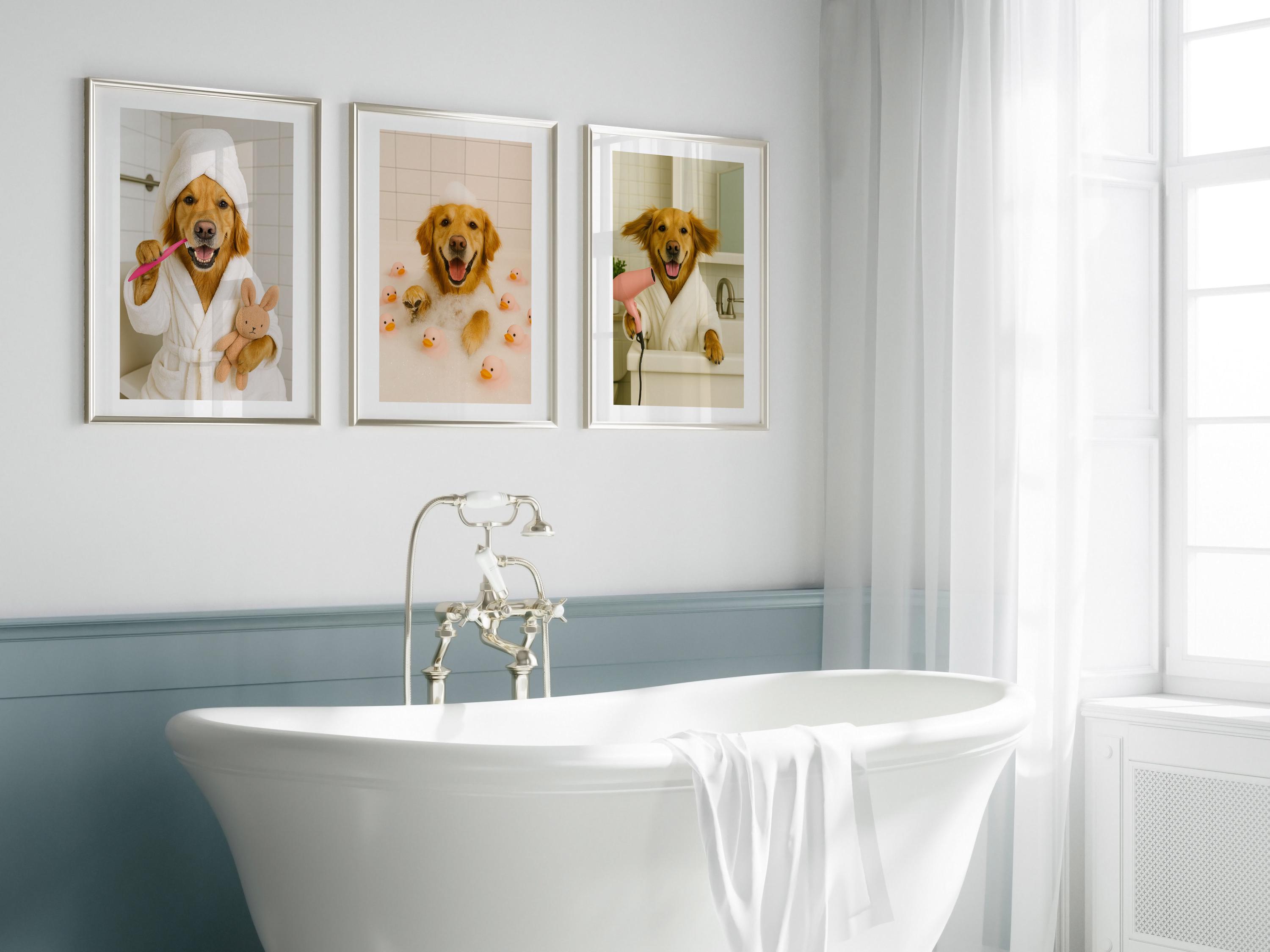 VEVOR Vasca da Bagno Doccia Animale Domestico Toelettatura per Cani e Animali 86,8x46,7x110,4 cm