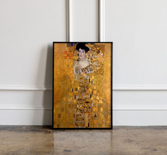 Gustav Klimt the Woman in Gold Poster Adele Bloch-bauer | Etsy