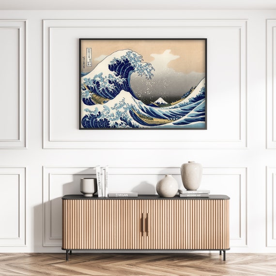 Katsushika Hokusai Poster, the Great Wave Poster, Japanese Art