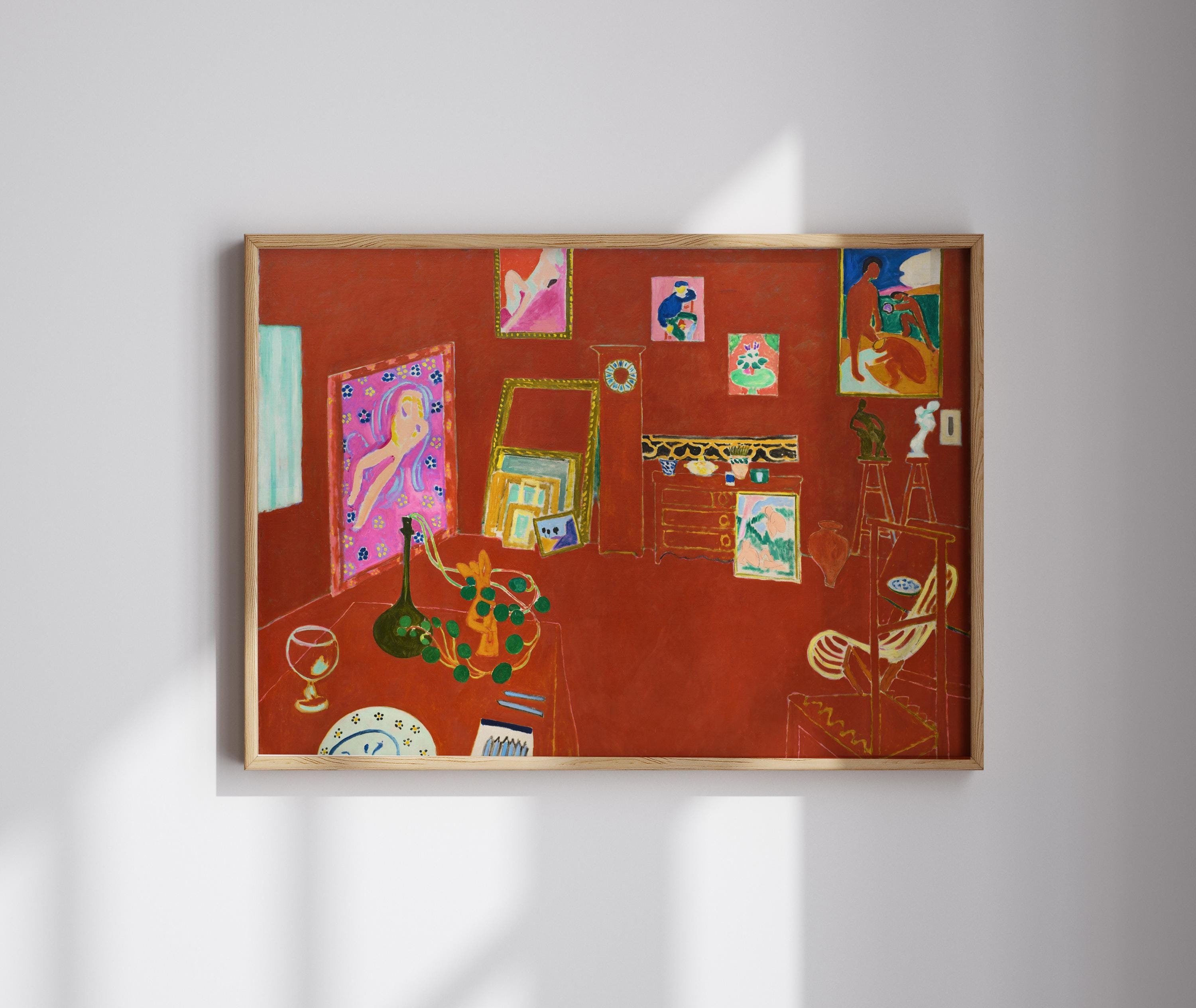 The Red Studio Poster by Henri Matisse, Museum Print, Matisse
