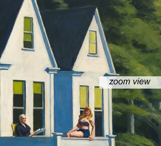 Stampa D'Arte Edward Hopper 'Faro A Due Luci' - Poster Giclée Di Qualità Per Decorazione Casa, Ufficio O Living, Con O Senza Cornice Nera