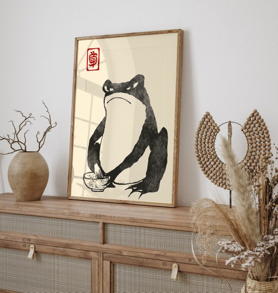 Matsumoto Hoji Frog Print,matsumoto Hoji Frog Poster, Japanese