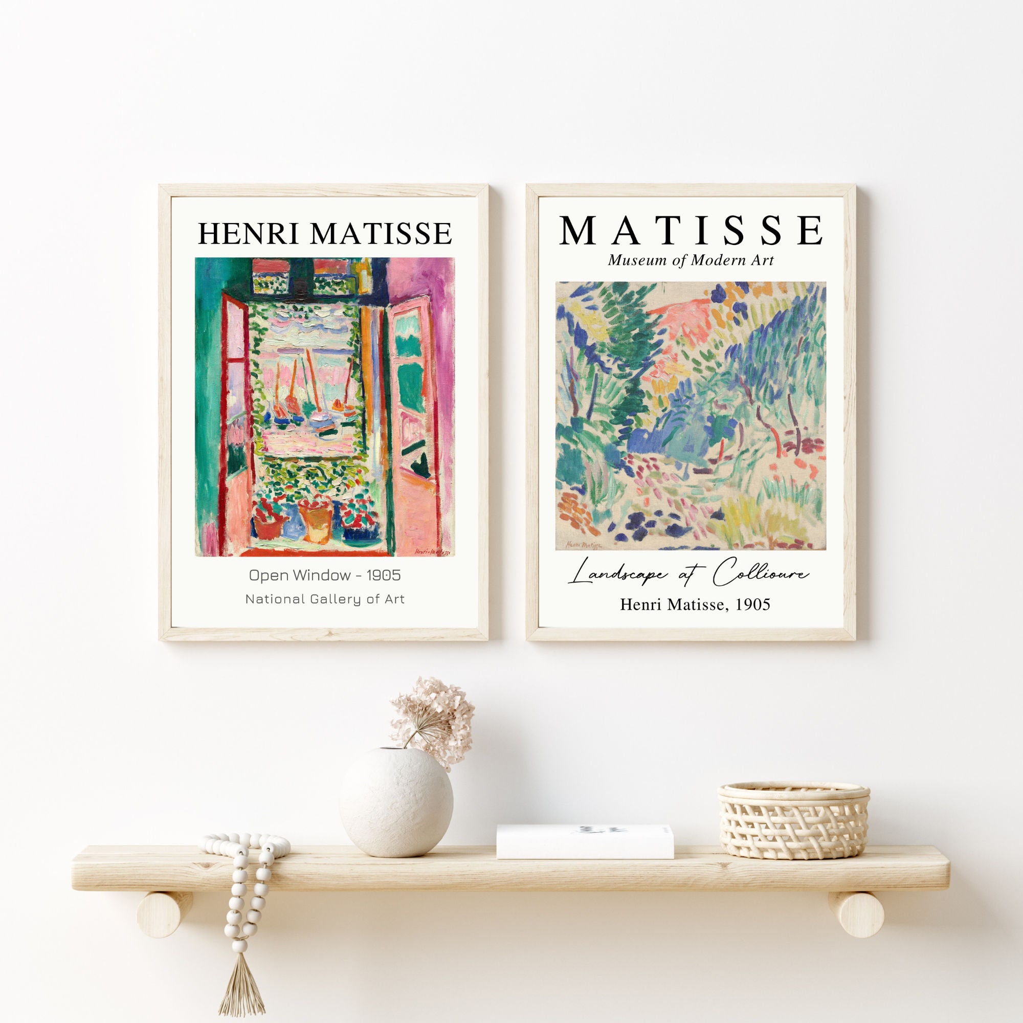 【額縁付き】A2 ポスター マティス『コリウールの眺め』 Amazon.co.jp: Henri Matisse アンリ・マティス「コリウールの