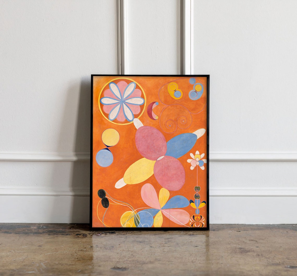 Hilma Af Klint Art Print Hilma Af Klint Poster Abstract Etsy