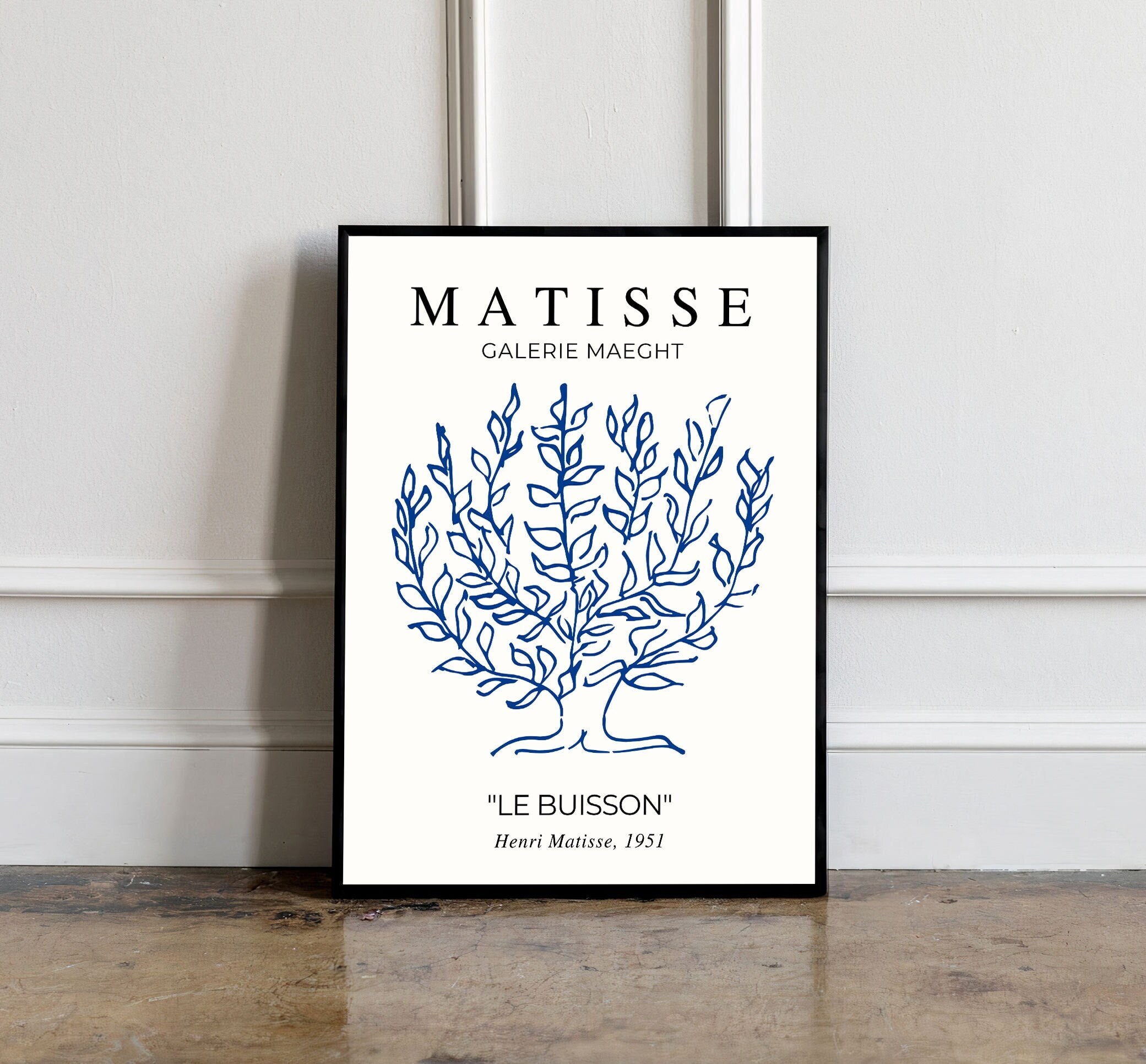 Henri Matisse Le Buisson Poster Henri Matisse Wall Art Henri Etsy