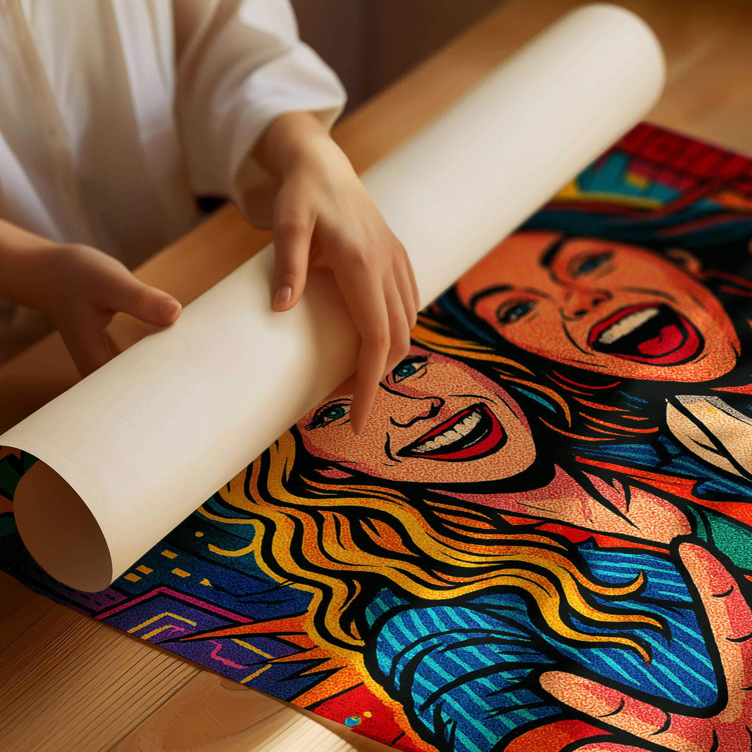 Custom Comic Book Portrait From Photo, Personalized Pop Art Poster ...