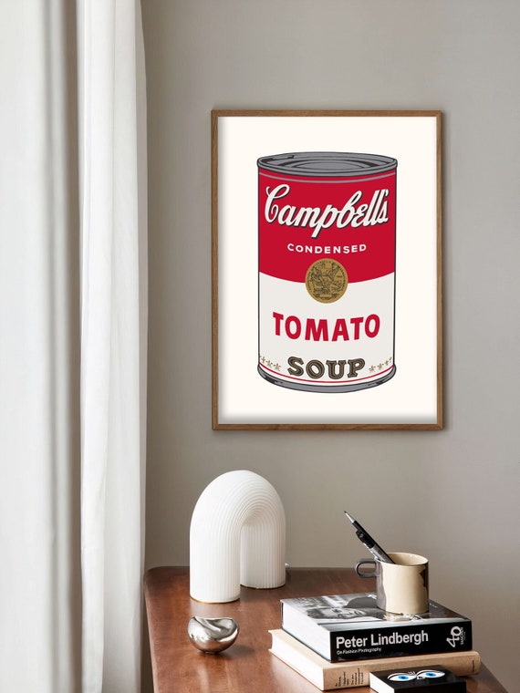 Andy Warhol Tomato Soup Pop Art Poster Andy Warhol Tomato - Etsy UK