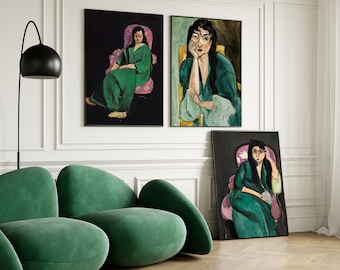 CONJUNTO DE 3 Henri Matisse Women Poster, Henri Matisse Wall art, Henri Matisse Exhibition Print, Matisse Wall Decor, Home Decor, Birthday gift