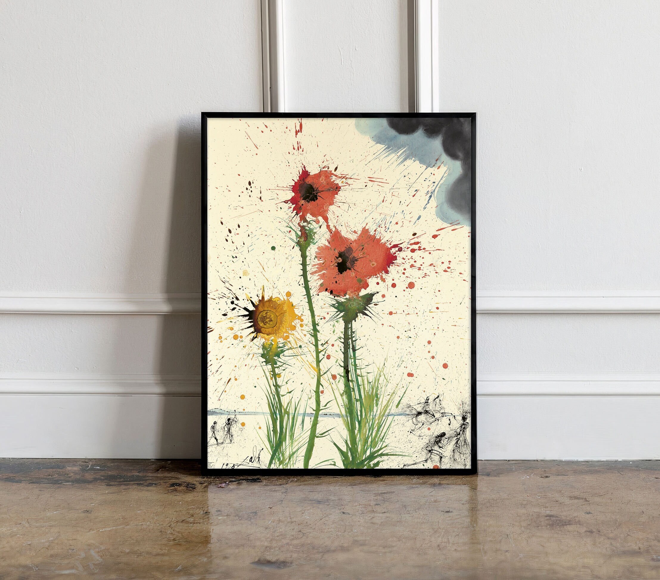 最終値下　激レア美品　ピエールジル LA FABRIQUE DES IDOLES Salvador Dali Spring Explosive 1965 Print, Salvador Dali