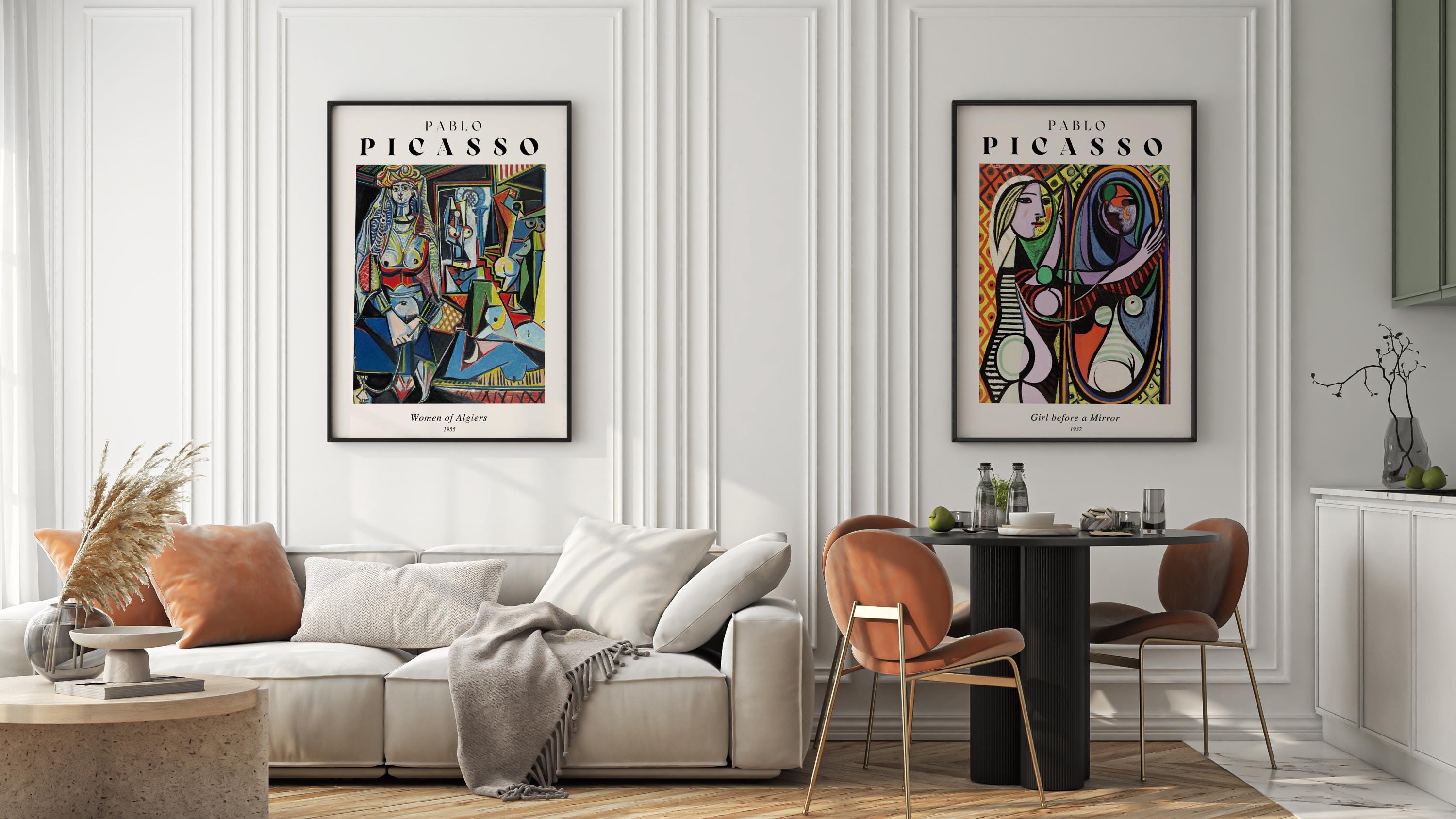 SET OF 2 Pablo Picasso Exhibition Posters, Pablo Picasso
