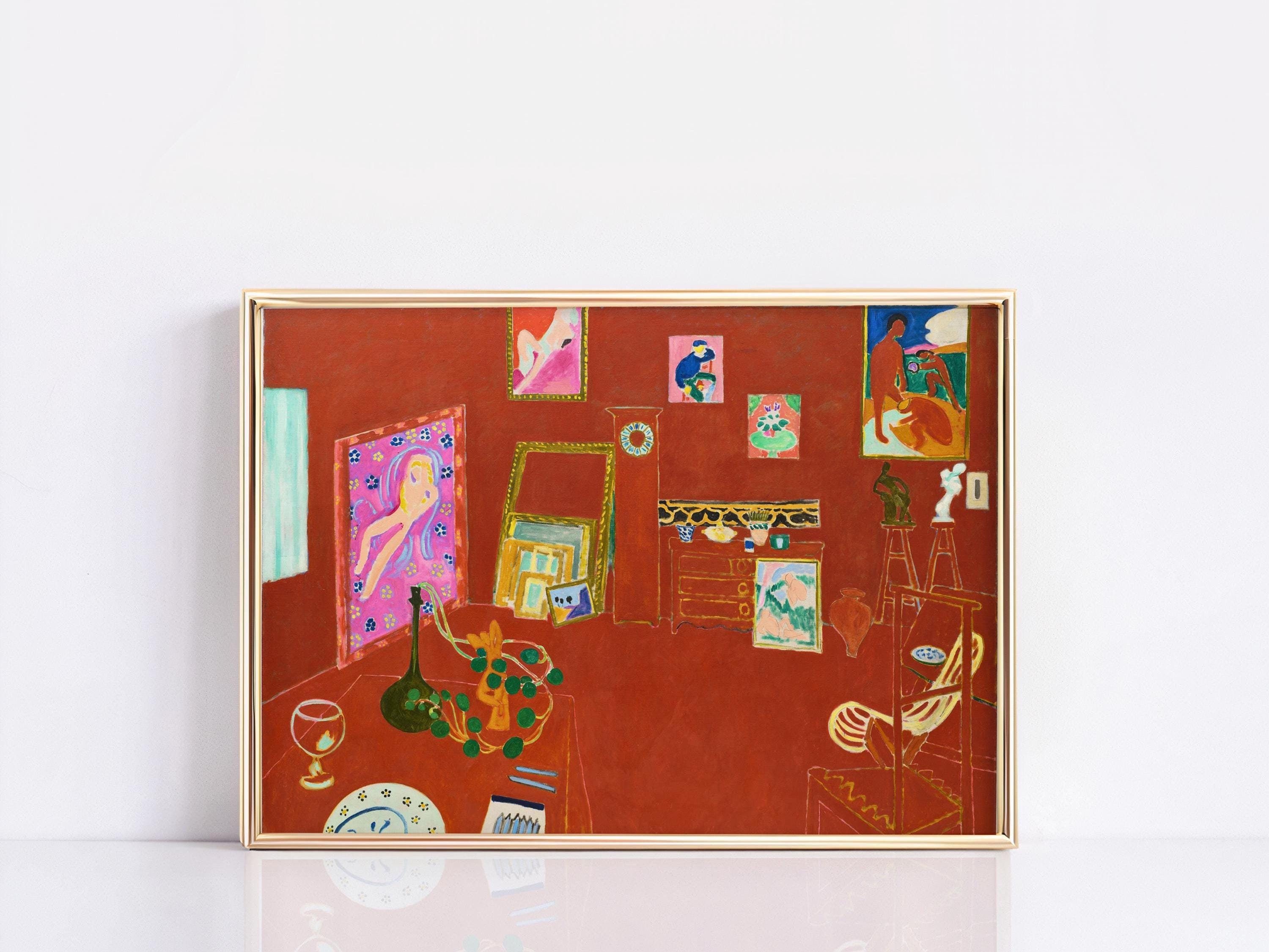 The Red Studio Poster by Henri Matisse, Museum Print, Matisse