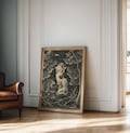 In Paradise by Max Svabinsky wall art decor, The Fruit Was Never an Apple, Eros Fantasy, Vintage Love Print, Dark Academia Print