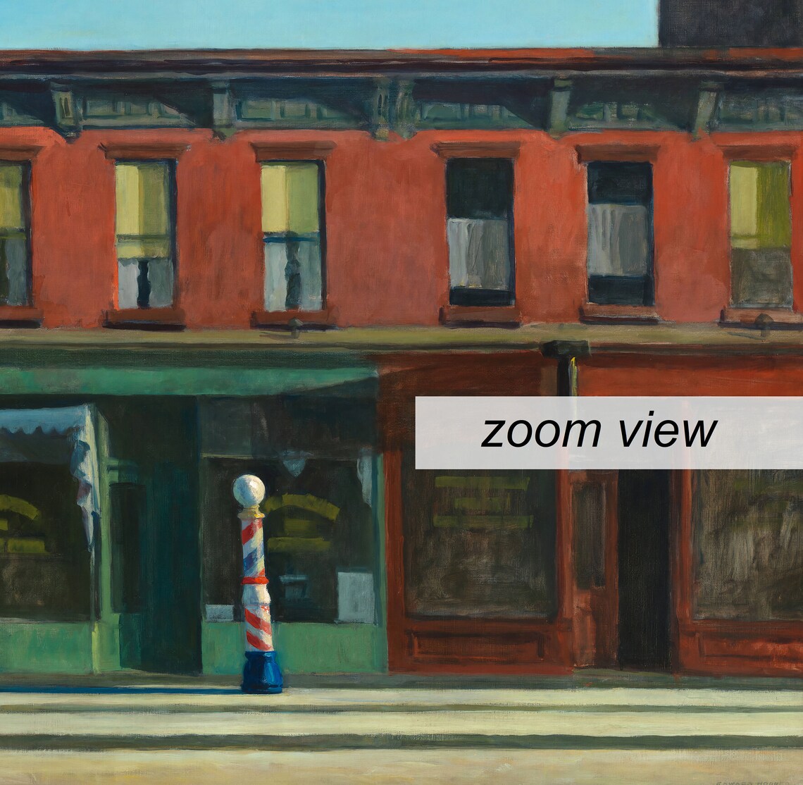Edward Hopper Early Sunday Morning Poster Edward Hopper Etsy