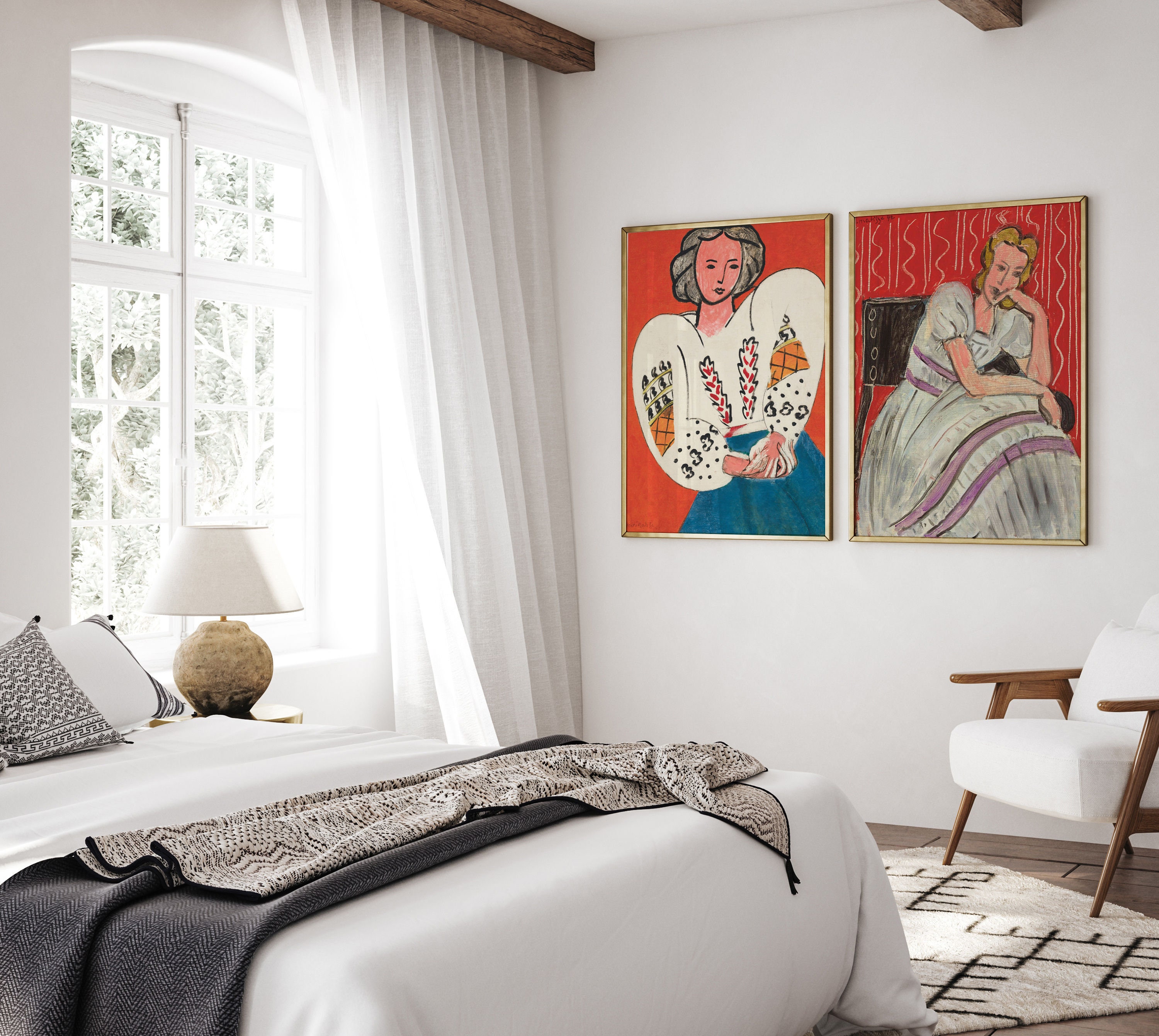 SET OF 2 Henri Matisse Posters Set, Henri Matisse Wall Art, Henri ...