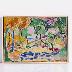 Henri Matisse The Joy of Life Poster, Henri Matisse Exhibition Print, Matisse wall art, Contemporary Print, Mid Century Modern, Gift Idea
