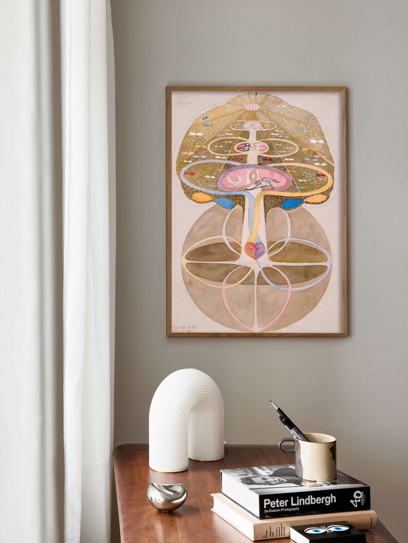 Hilma Af Klint Art Print Hilma Af Klint Poster Abstract Etsy