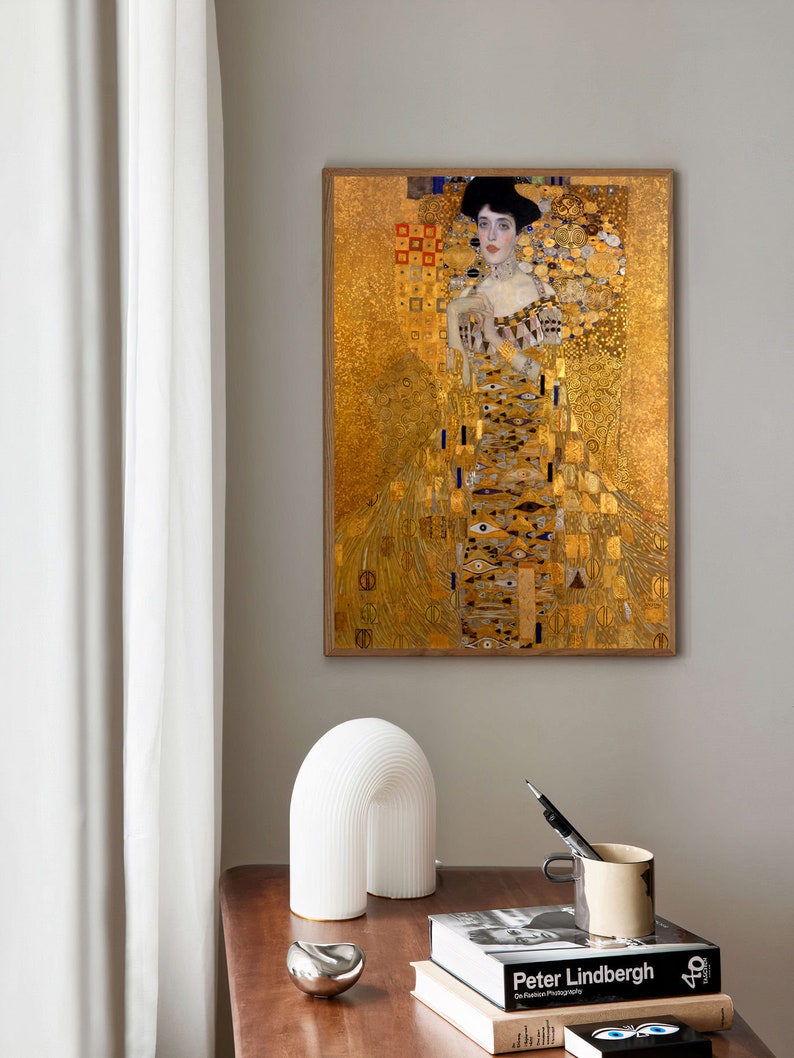 Gustav Klimt the Woman in Gold Poster Adele Bloch-bauer | Etsy