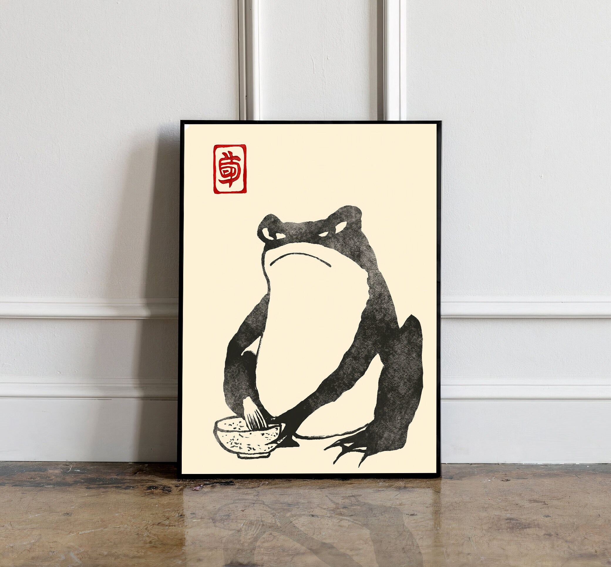 Matsumoto Hoji Frog Print,matsumoto Hoji Frog Poster, Japanese