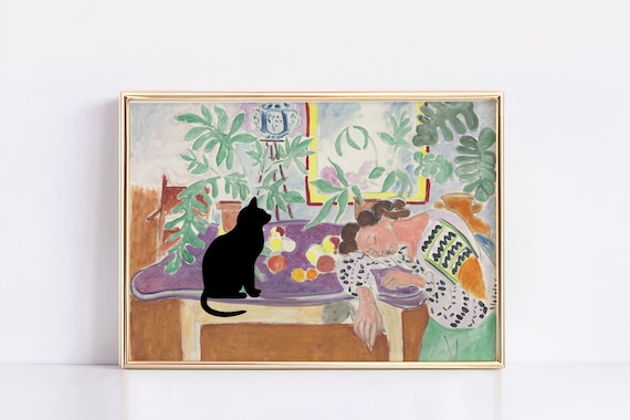 アンリ・マティスの「眠る女性の静物画」ポスター、アンリ・マティスの