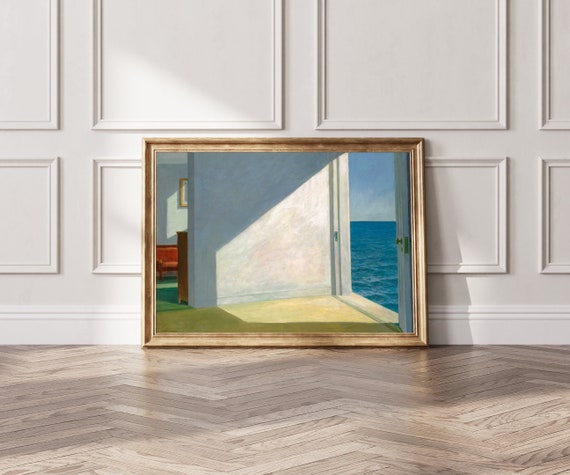 Edward Hopper Rooms by the Sea (1951) poster, Edward Hopper print, Edward Hopper wall art decor, Edward Hopper exhibition print