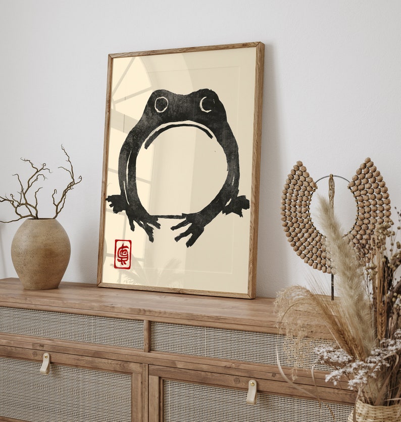 Matsumoto Hoji Frog Print,matsumoto Hoji Frog Poster, Japanese Frog ...
