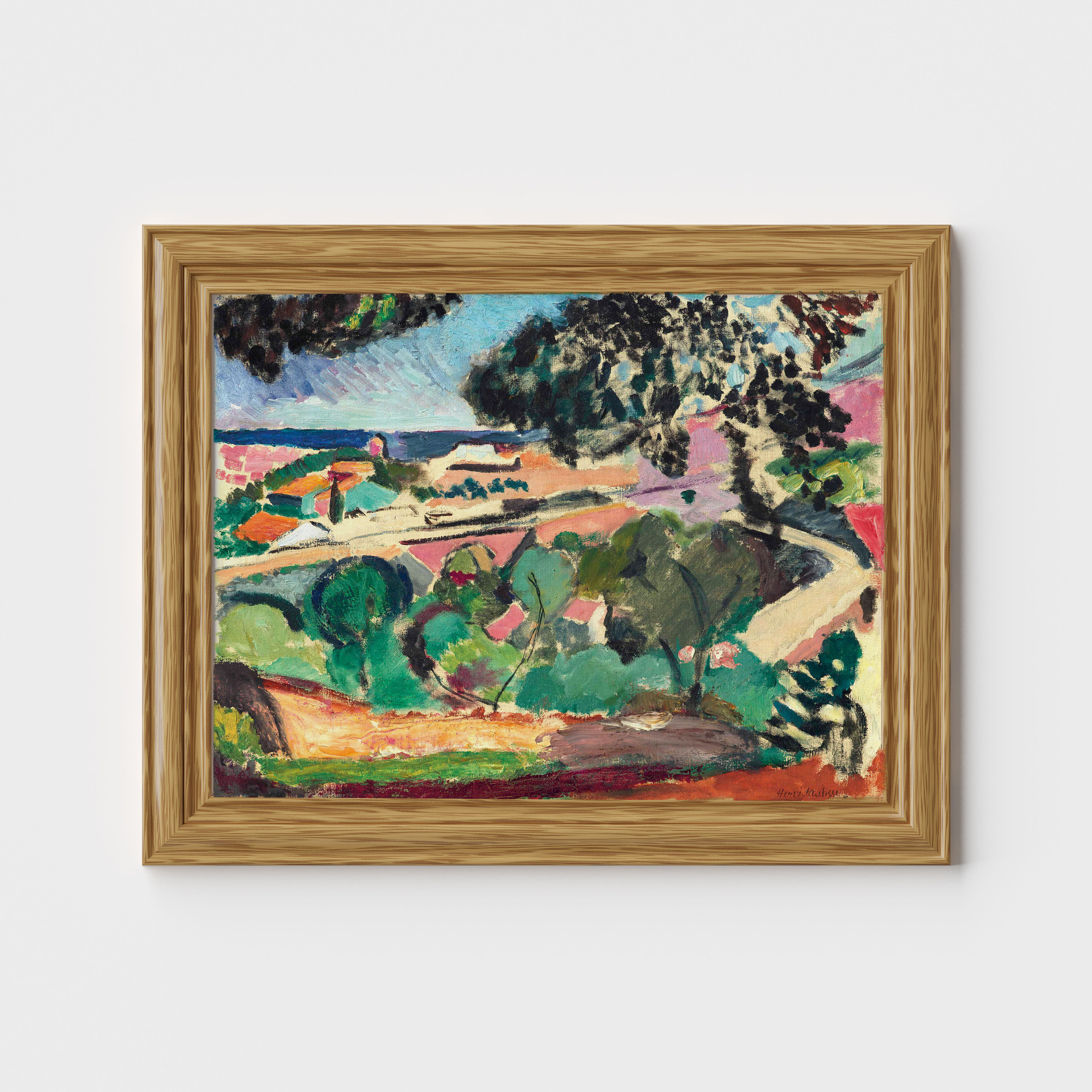 Henri Matisse Landscape Near Collioure Poster, Henri Matisse